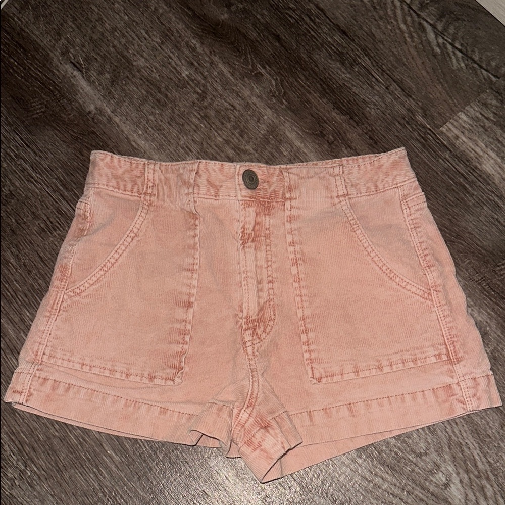 Women's Pink Denim Shorts